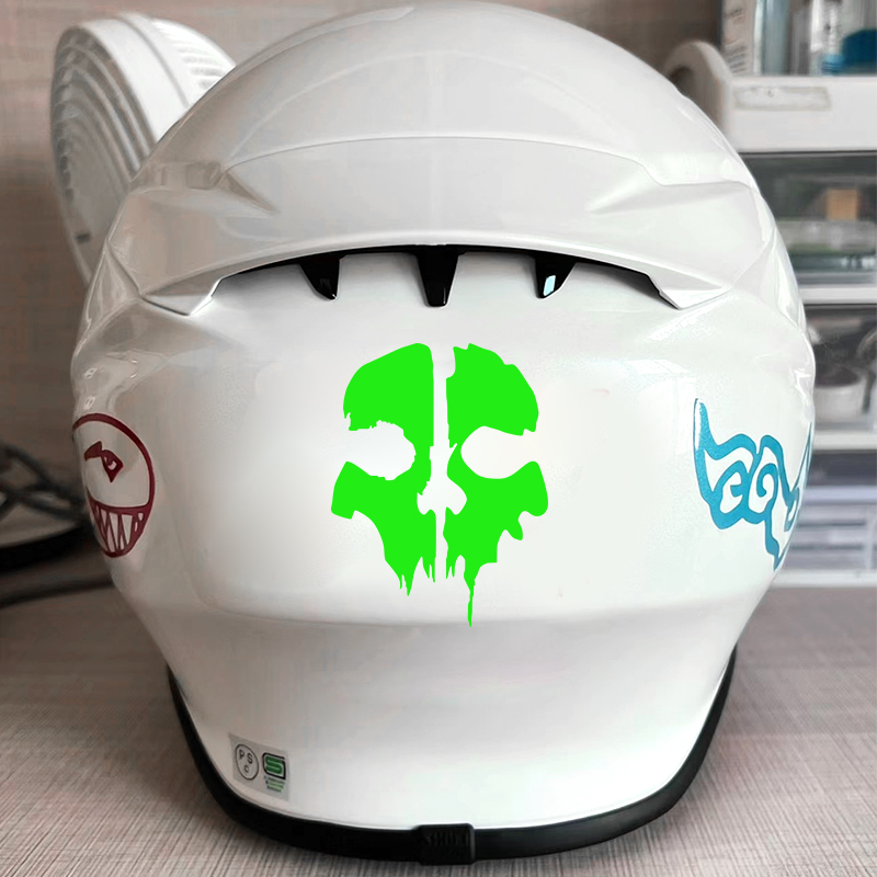Colorful Skull Motorcycle Stic - Skull Cap Helmet Liner ulasan dan harga