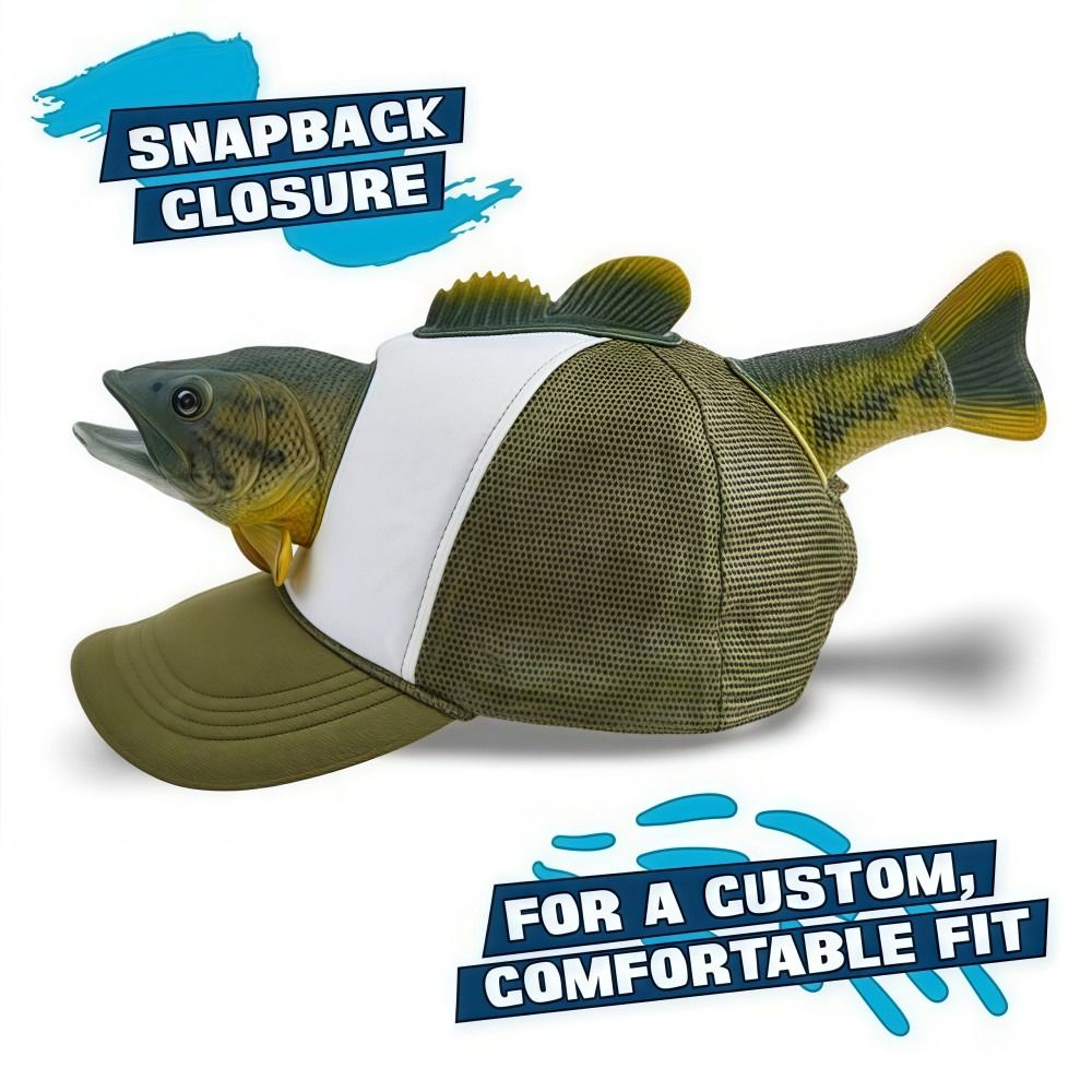 Funny 3D Fish Animal Trucker H - Trucker Cap Mesh ulasan dan harga