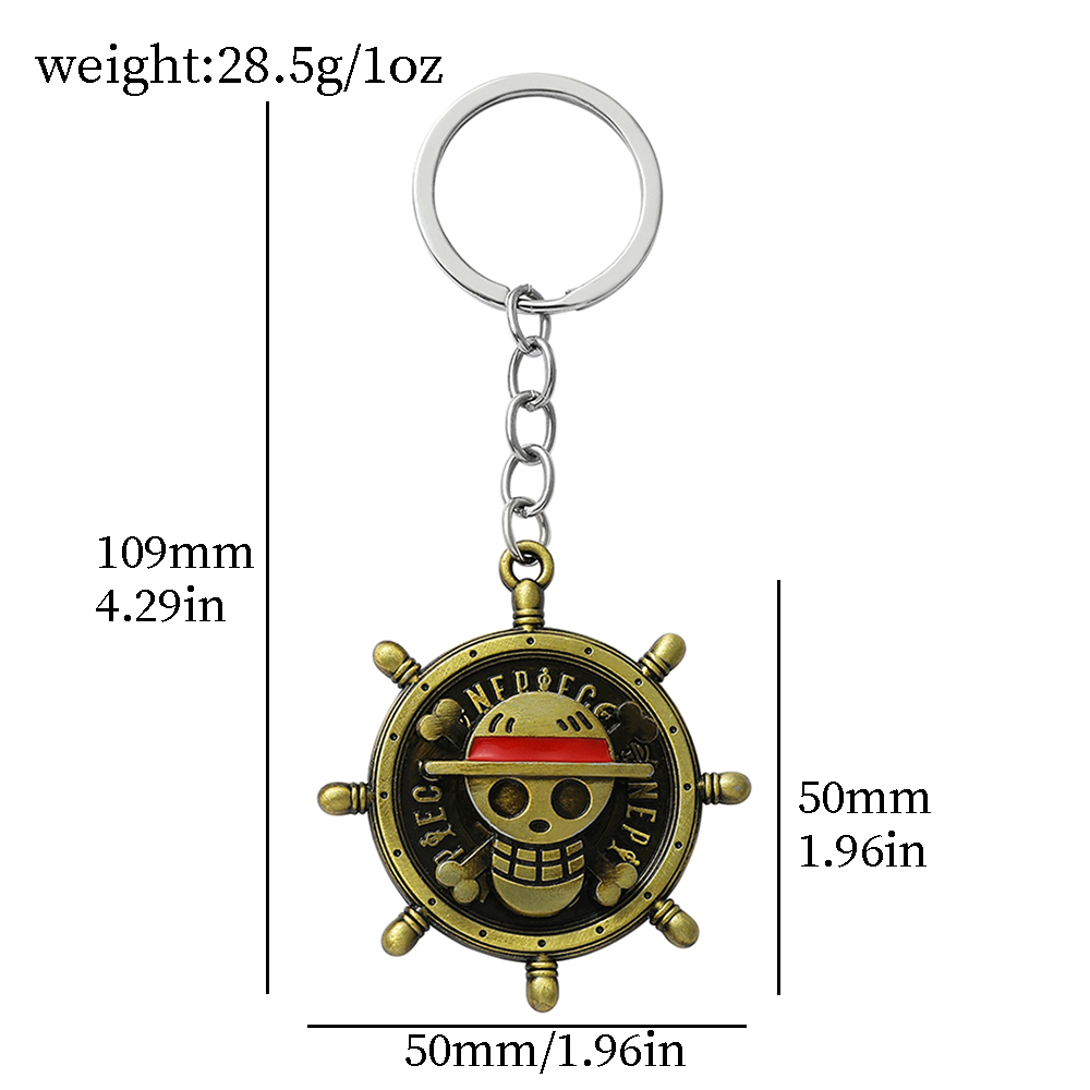 One Piece Anime Keychain Luffy - Cowboy Hat Straw ulasan dan harga