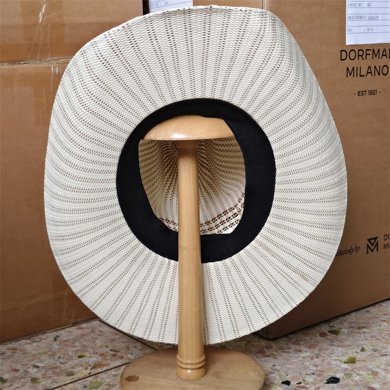 Cowboy Hat Colorful Rolled Cuf - Cowboy Hat Straw ulasan dan harga