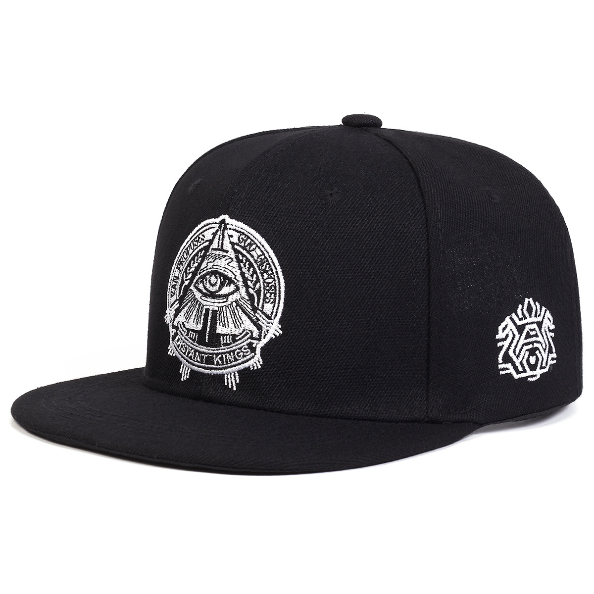 Unisex All-Seeing Eye Embroide - Snapback Hat Flat ulasan dan harga