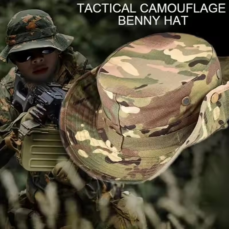 Outdoor Bucket Hat Camouflage  - Boonie Hat Tactical ulasan dan harga