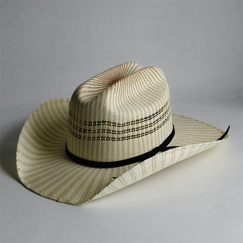 Colorful Rolled Cuff Hat Straw - Cowboy Hat Straw ulasan dan harga